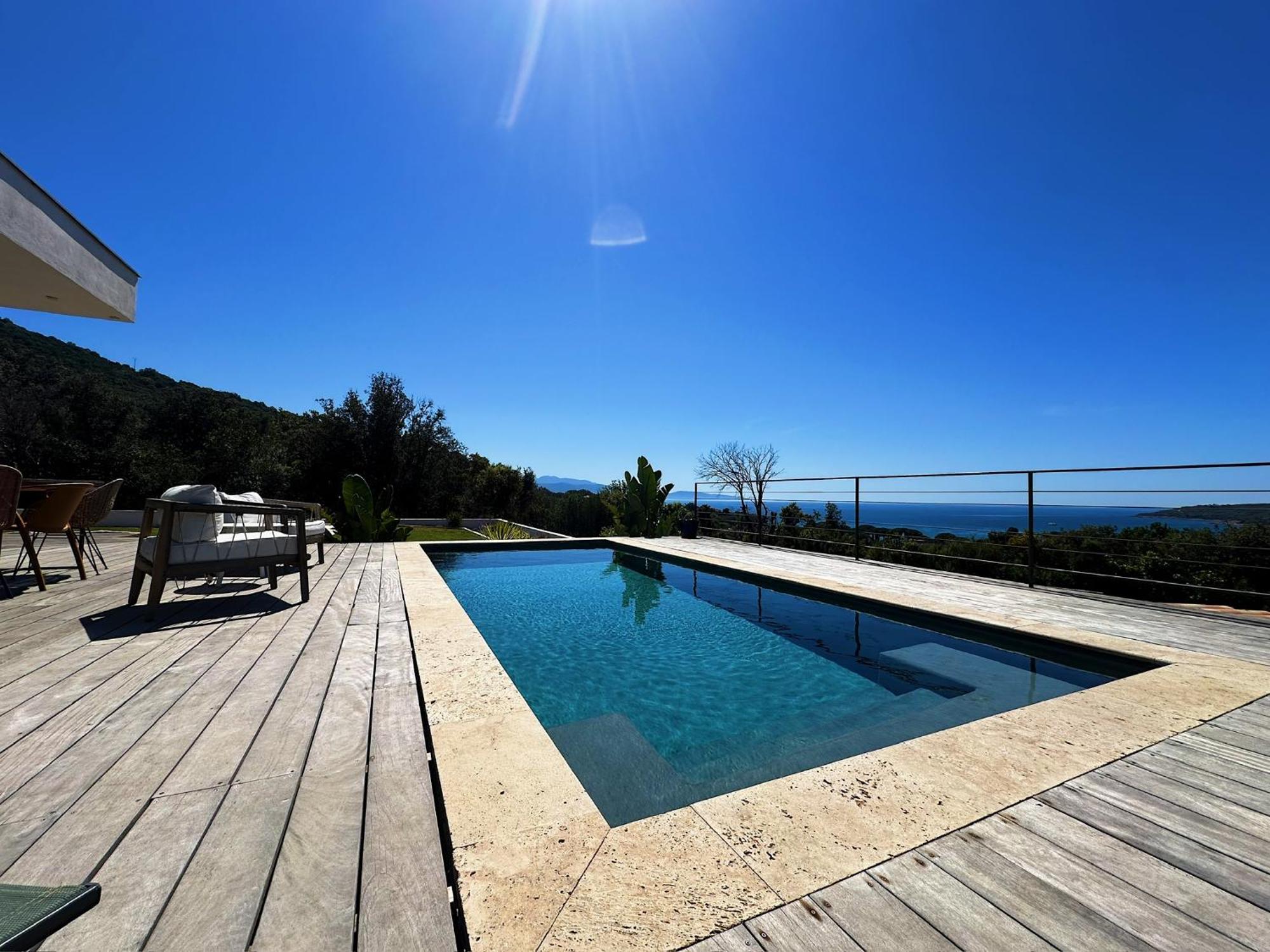 Villas De Standing Avec Magnifique Vue Mer Et Piscines Privees, Sagone 사공 외부 사진