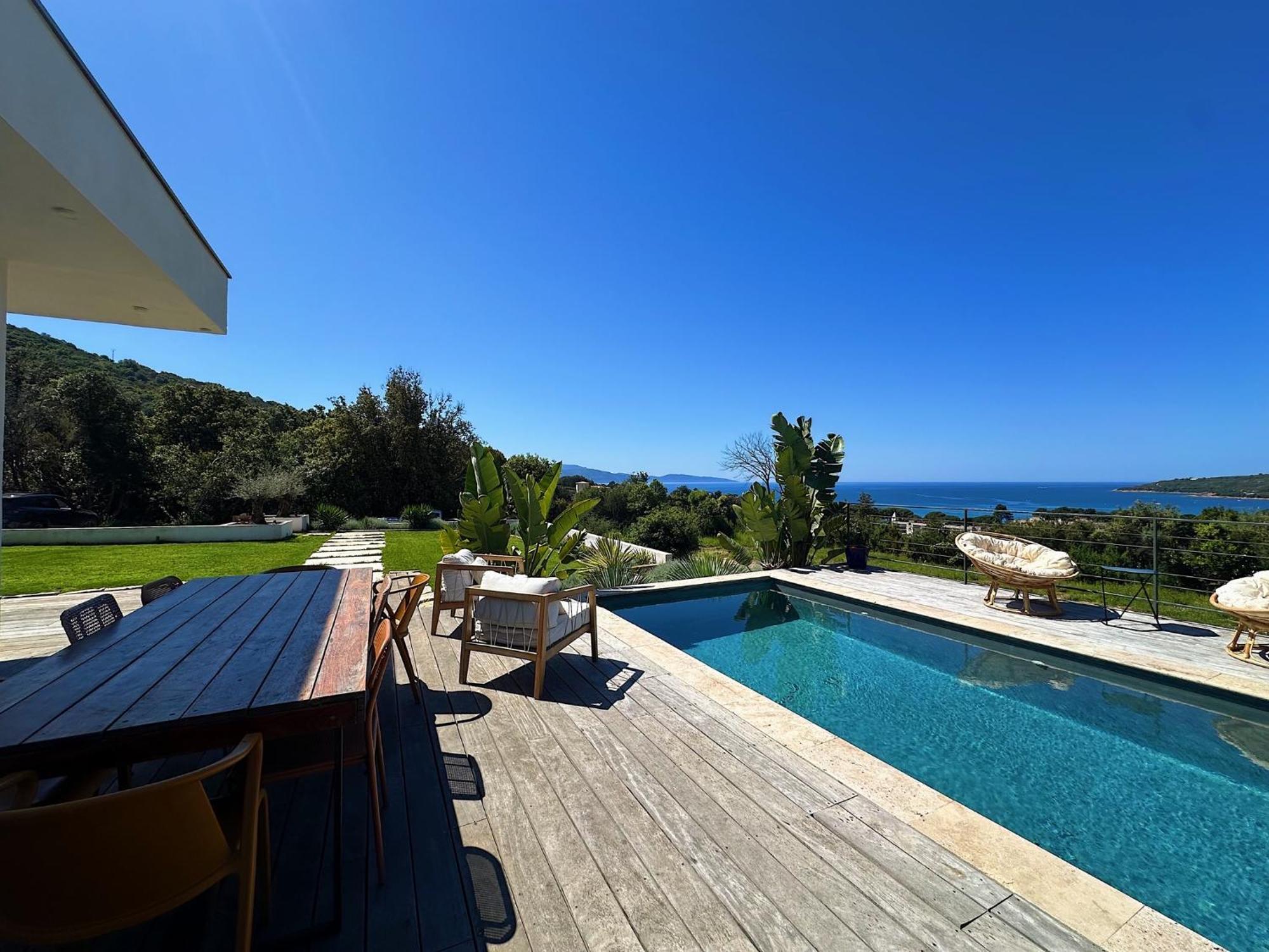 Villas De Standing Avec Magnifique Vue Mer Et Piscines Privees, Sagone 사공 외부 사진